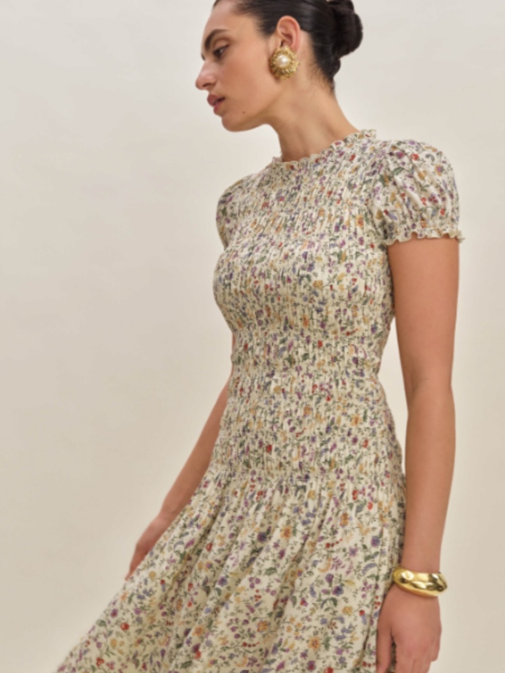 Reformation Kiria Dress Yellow - Size 6